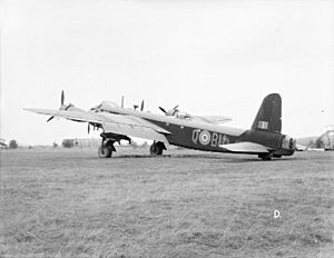 214 Squadron Stirling RAF Stradishall IWM ATP 11154D