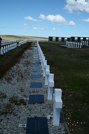 Cementerio de Puerto Darwin, Islas Malvinas