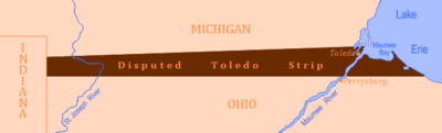 Disputed Toledo Strip
