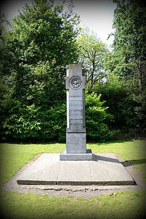 Fianna Éireann memorial at St. Stephen's Green Park, Dublin, Ireland.