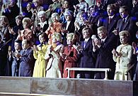 First Lady Betty Ford and Others Applauding From the Gallery during the 1977 State of the Union Address - NARA - 17343413