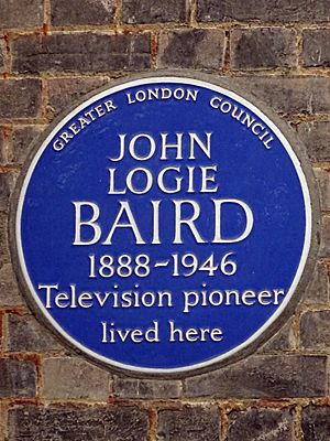 JOHN LOGIE BAIRD 1888-1946 Television pioneer lived here