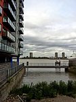 London, Woolwich Dockyard, disused slip at Mast Quay 10