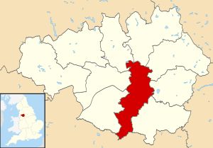 Manchester shown within Greater Manchester