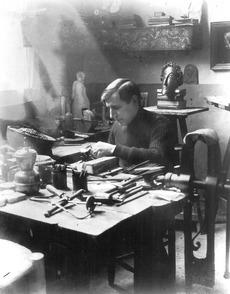 Pablo Gargallo, Atelier du 45 rue Blomet, Paris 15e, 1915 © Archives P. Gargallof