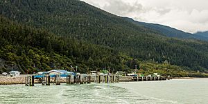 Puerto del ferry comercial, Haines, Alaska, Estados Unidos, 2017-08-26, DD 36