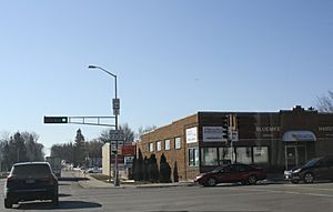 Downtown Rosendale at the intersection of WIS 23 / WIS 26