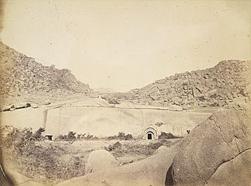 Sudama and Lomas Rishi Caves at Barabar, Bihar, 1870
