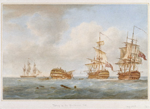 The capture of the 'Guillaume Tell', 31 March 1800 RMG PW5879f
