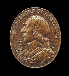 Thomas Simon, Oliver Cromwell, Commemorating the Victory at the Battle of Dunbar (obverse), 1650, NGA 117631