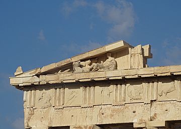 Athens Acropolis Parthenon Metope and pediment 03
