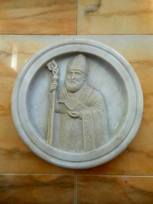 Bas-relief Saint Paulinus Torregrotta