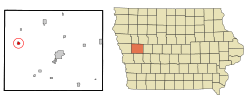Location of Charter Oak, Iowa