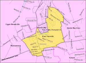 East-norwich-ny-map