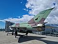 MiG-21 BIS on display in Helsinki