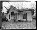 NORTH FRONT, SHOWING ARCUATED ENTRANCE PORCH - Hugh C. Leckey House, State Highway 20 and County Road 48, Leighton, Colbert County, AL HABS ALA,17-LEIT,1-1