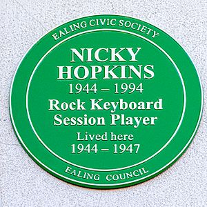 Nicky Hopkins Commemorative Plaque