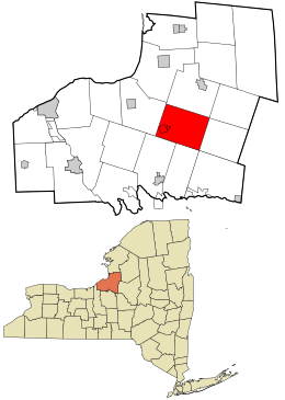 Oswego County New York incorporated and unincorporated areas Parish (town) highlighted