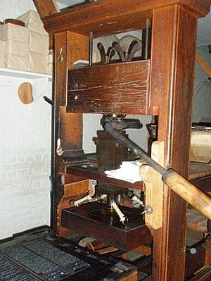 Printing shop at Colonial Williamsburg2