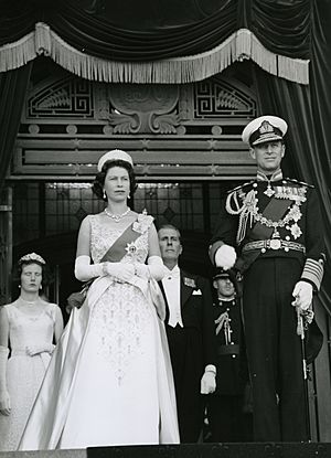 Queen Elizabeth II and Duke of Edinburgh 1963