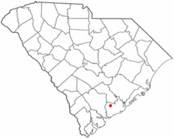 Location of Ravenel in South Carolina