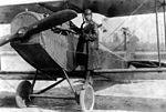 Bessie Coleman and her plane (1922).jpg