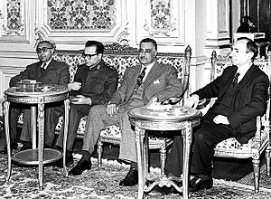 Bitar, Atassi, Nasser and Aflaq, 1963