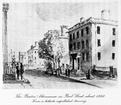 BostonAthenaeum PearlSt 1830