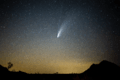 Comet Neowise over Joshua Tree National Park