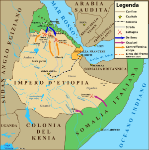 Ethiopia War Map (1935-feb 1936) it