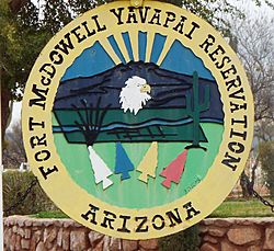 Fort McDowell Yavapai Nation-Fort McDowell Yavapai Reservation sign-1