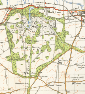 Holkham Hall estatemap1946