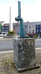 John Riley (soldier) sculpture Clifden, Ireland