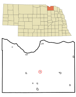 Location of Center, Nebraska