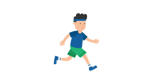 Man Jogging Cartoon