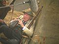 Michael Gambon as Private Godfrey in Dad's Army