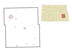 Location of Leal, North Dakota