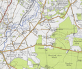 Ordnance Survey map of Eyke Suffork