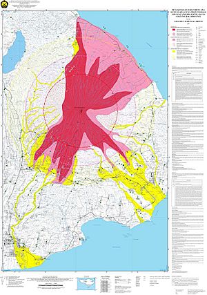 Peta Kawasan Rawan Bencana Gunung Agung