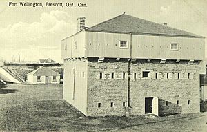Postcard of Fort Wellington Prescott Ontario Canada