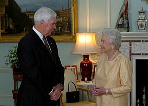 Queen Elizabeth II and Michael Jeffery, 2007