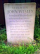 Remember John Wesley, Wroot