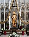 Tongeren Onze-Lieve-Vrouwebasiliek altar of Our Lady Cause of our Joy