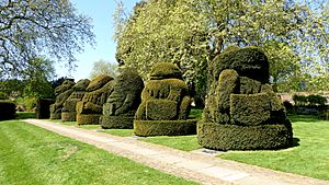 Topiary Animals at Hall Place