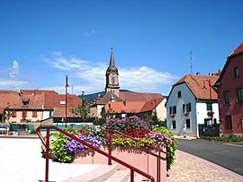 The centre of Uffholtz
