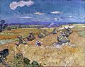 Vincent van Gogh - Wheat Fields with Reaper, Auvers - Google Art Project