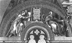 Abraham - Isaac - Jacob - Judah by Michelangelo Buonarroti
