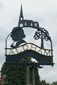 Aldham-sign