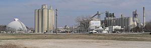 Ash Grove cement plant in Louisville