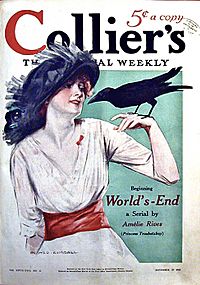 Cover of Collier's magazine by Alonzo Myron Kimball, 1913
